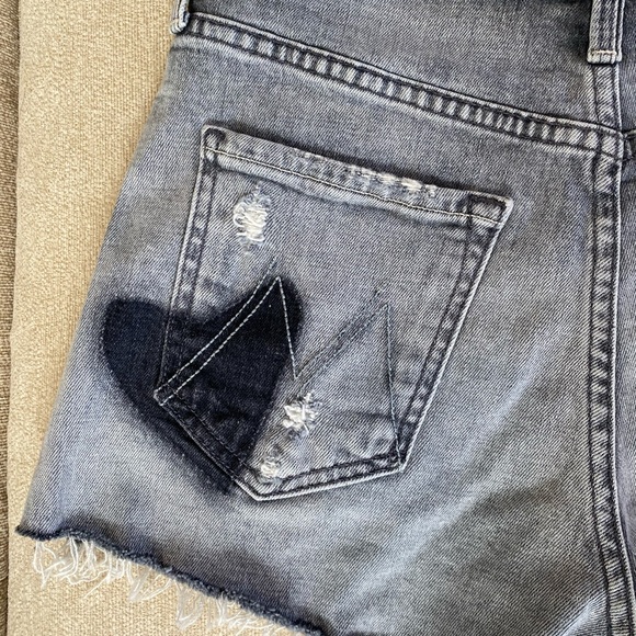 MOTHER Tomcat kick fray short / shadows in the grass - Picture 4 of 5